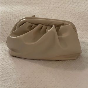 Beige clutch